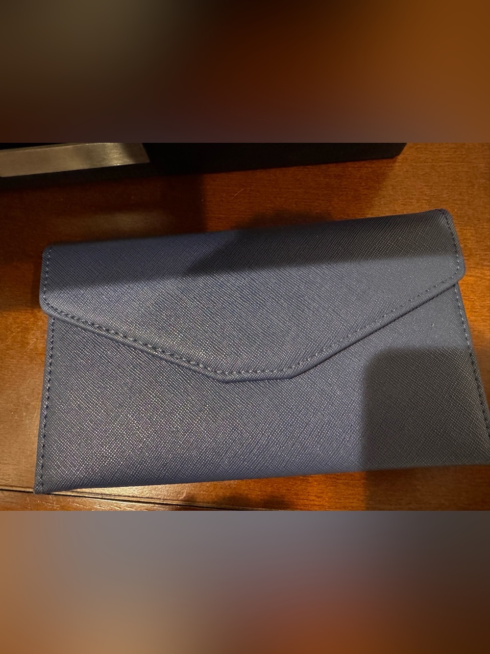 Navy Blue Travel Wallet